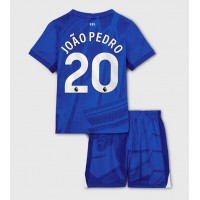 Chelsea Joao Pedro #20 Domáci Detský futbalový dres 2025-26 Krátky Rukáv (+ trenírky)